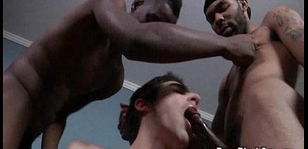  Twink getting shared by hung black studs 08